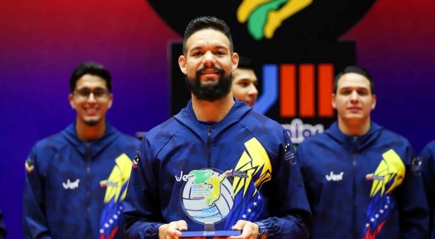 Confirman que el capitán de la selección de vóley de Venezuela murió sepultado con su mujer y su hijo