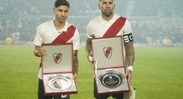 River armó una fiesta para homenajear a Otamendi, Montiel y toda la Selección pero el Monumental insultó a Chiqui Tapia