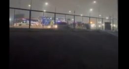 Balean a uno de los micros que trasladaba a hinchas de Tigre, tras el duelo copero con Nacional en Uruguay: hay un herido