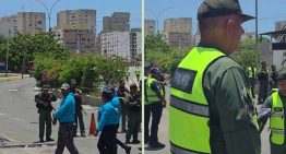 VIDEO: La escena previa a la demolición de un edificio en La Guaira quedó marcada por un fuerte operativo