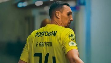 Cómo fue la vuelta de Franco Armani a Atlético Nacional: ovación, arenga de capitán y clasificación en su reestreno