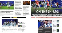 «Remontada faraónica», «Messi llora» y «Dios ha resucitado»: la reacción de los medios del mundo tras el 3-2 de Argentina vs Egipto