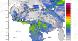 Inameh pronosticó lluvias con descargas eléctricas para varias regiones de Venezuela este #11Jul
