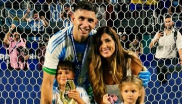 La esposa brasileña del Dibu Martínez reveló qué hizo el arquero para jugar el Mundial y bancó a Argentina: “Este país es realmente especial”
