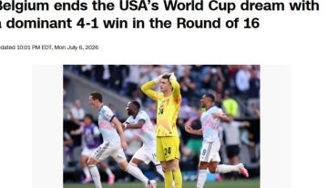 «Contundente»: la reacción de los medios internacionales tras la goleada que dejó a Estados Unidos afuera del Mundial