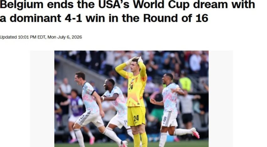 «Contundente»: la reacción de los medios internacionales tras la goleada que dejó a Estados Unidos afuera del Mundial