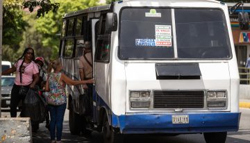 Gremio de transporte anunció cobro del pasaje urbano a partir de 190 bolívares