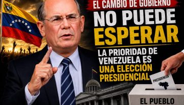 Omar González: La prioridad de Venezuela es una elección presidencial