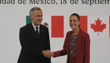 Claudia Sheinbaum y Mark Carney acuerdan estrechar la cooperación comercial y bilateral