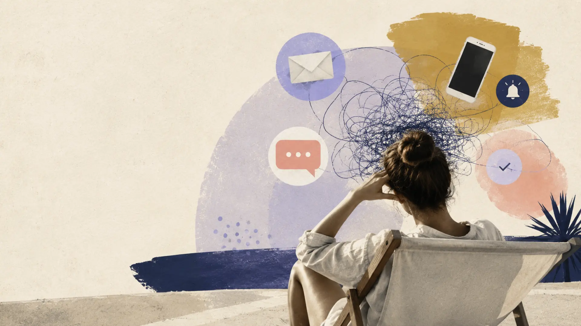 Ni la playa ni el descanso: el motivo por el que tu cerebro sigue trabajando en vacaciones