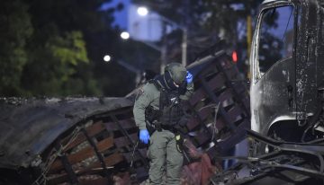 Atentado guerrillero deja 14 heridos en Colombia a días de la investidura presidencial
