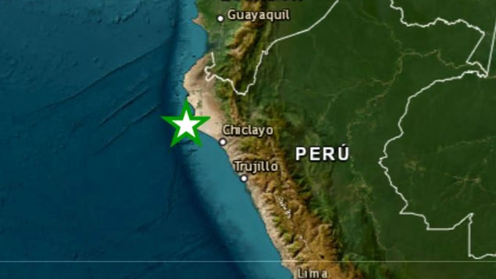 Tres terremotos sacuden el norte de Perú en menos de una hora sin causar víctimas