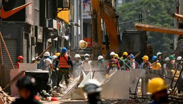 En carrera contrarreloj rescatistas intensifican búsqueda buscan a sobrevivientes del terremoto en Colombia
