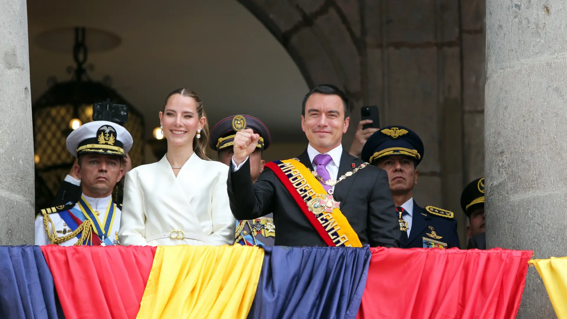 La primera dama de Ecuador, Lavinia Valbonesi, pierde el tercer hijo que esperaba junto al presidente Noboa
