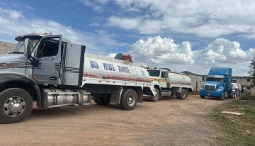 Aseguran pipas y detienen a seis por extracción irregular de agua en Puebla