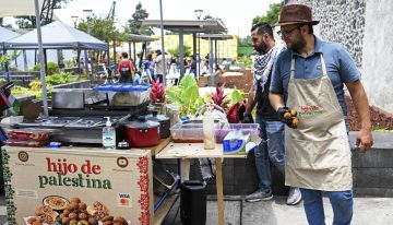 Con la «cumbia del falafel», un palestino construye nueva vida en México