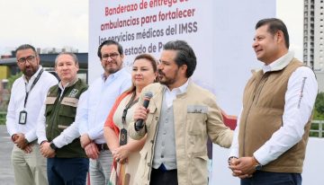 ​Nuevas ambulancias optimizan la atención médica del IMSS en Puebla
