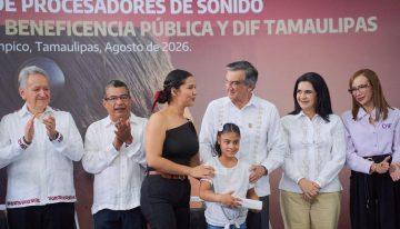 Consolida Américo Villarreal liderazgo de Tamaulipas en asistencia social con apoyo de la Beneficencia Pública