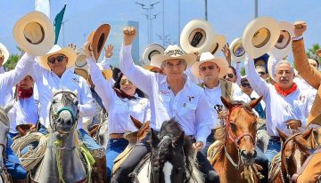 Tamaulipas cabalga unido por la soberanía y la transformación de México