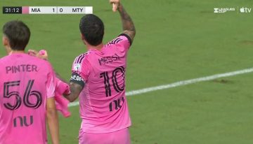 Rodrigo De Paul y su mejor homenaje para Messi: metió un gol con Inter Miami y tenía una sorpresa dedicada a Leo