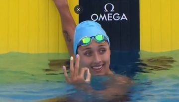 Agostina Hein brilló en el Pan Pacific: bronce con récord sudamericano en un ensayo de una posible final olímpica en Los Ángeles 2028
