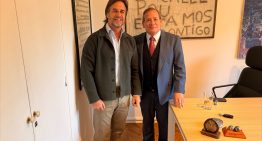 Juan Pablo Guanipa conversó con Luis Lacalle Pou sobre el futuro de Venezuela