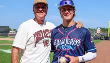 Insólita historia en el béisbol: pegó su primer jonrón como profesional y la pelota cayó en las manos de su padre