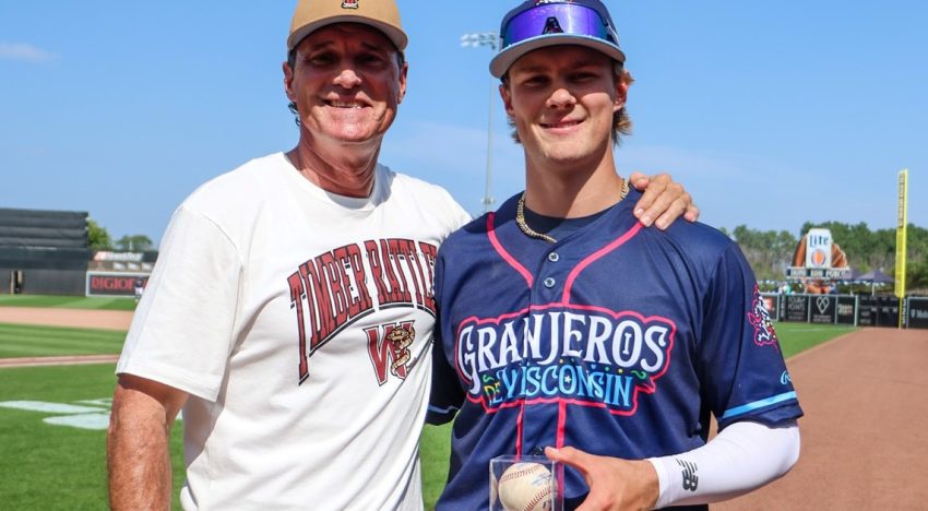 Insólita historia en el béisbol: pegó su primer jonrón como profesional y la pelota cayó en las manos de su padre
