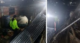 Deslizamiento de tierra ocasionó el colapso parcial de una vivienda en Carapita
