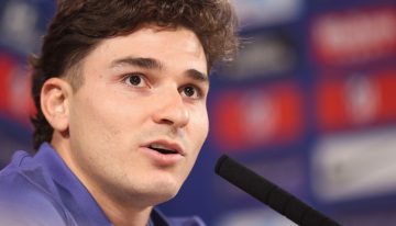 Julián Alvarez volvió a los entrenamientos del Atlético de Madrid en medio de la tensión por su futuro: ¿se queda o se va?