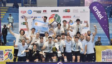 Argentina le ganó a Brasil, se quedó con la Copa Sudamericana de Vóleibol y con un premio que vale por tres