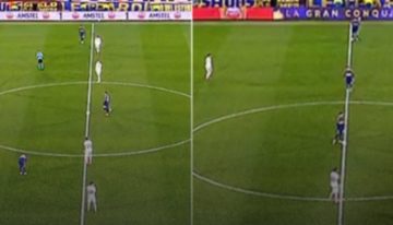 Insólita acción en la Copa Sudamericana: Boca sacó las dos veces del medio en el partido contra Recoleta