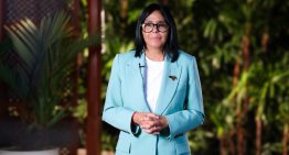 Delcy Rodríguez se mandó un kit de promesas en un mensaje grabado al cumplirse dos meses de los terremotos