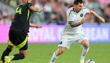 Messi no para: volvió a jugar después del Mundial, pero Inter Miami apenas empató con Columbus Crew
