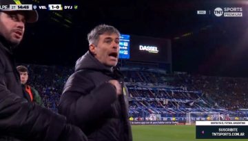 Guillermo Barros Schelotto tomó del cuello a Vaccari y volaron piñas: bochornoso final en Vélez vs Defensa y Justicia