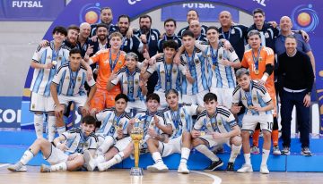 Argentina, tricampeón del Sudamericano Sub 17 de futsal: le ganó en el alargue a Brasil y estiró su corona