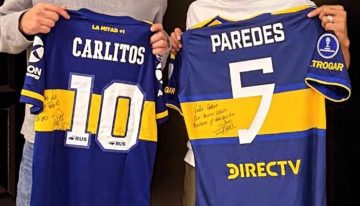 Paredes y Tevez, un encuentro entre dos ídolos de Boca con una historia detrás