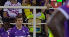 Franco Mastantuono debutó en Fiorentina: poco más de media hora en la goleada sobre Benevento por la Coppa Italia