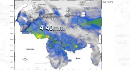 Inameh alerta sobre lluvias y descargas eléctricas en buena parte de Venezuela este #14Ago