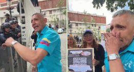 El desgarrador reclamo de un excomisario en protesta sindical por las carencias de policías y bomberos (VIDEO)