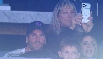 De Miami a Avellaneda: Rodrigo De Paul dijo presente en el Cilindro para ver a Racing contra Boca