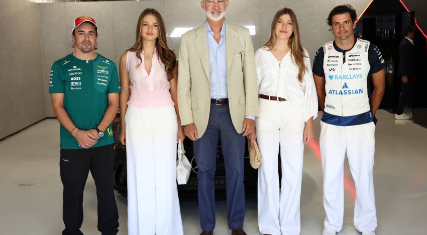 La princesa Leonor, la infanta Sofía y el rey Felipe VI sorprenden con sus looks con el blanco como protagonista en la carrera del Gran Premio de España de Fórmula 1