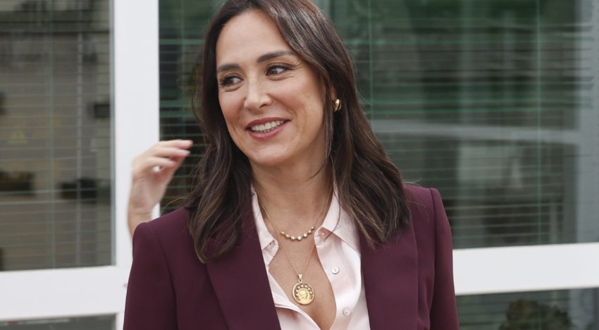 Desvelamos el secreto de la melena (ultra)brillante de Tamara Falcó: «No solo se aplica un producto para dar brillo, sino que tiene una fibra capaz de reflejar la luz»
