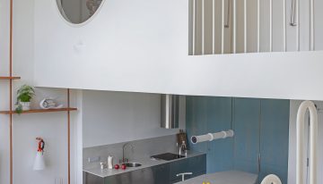 Un antiguo apartamento turístico de 75 metros cuadrados es ahora el loft madrileño de dos alturas mejor aprovechado de la ciudad