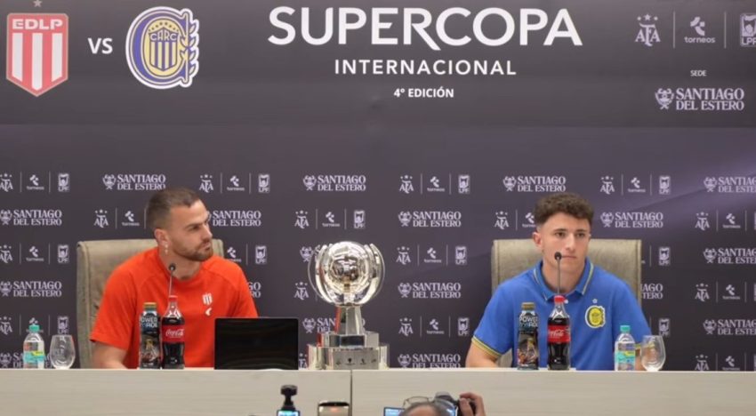 En la previa de la final entre Estudiantes y Central, Ovando le reclamó a González Pirez por el «espaldazo» en plena conferencia de prensa
