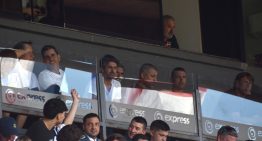 Lionel Scaloni, Aimar, Samuel y todo el cuerpo técnico de la Selección aparecieron en la cancha de Newell's para seguir a la Sub-19 en los Suramericanos
