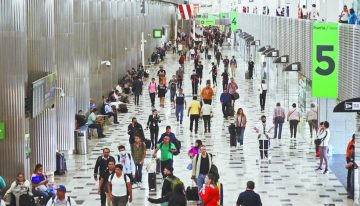 El AICM sumó cuatro millones de pasajeros en agosto, un crecimiento anual de 3.5%