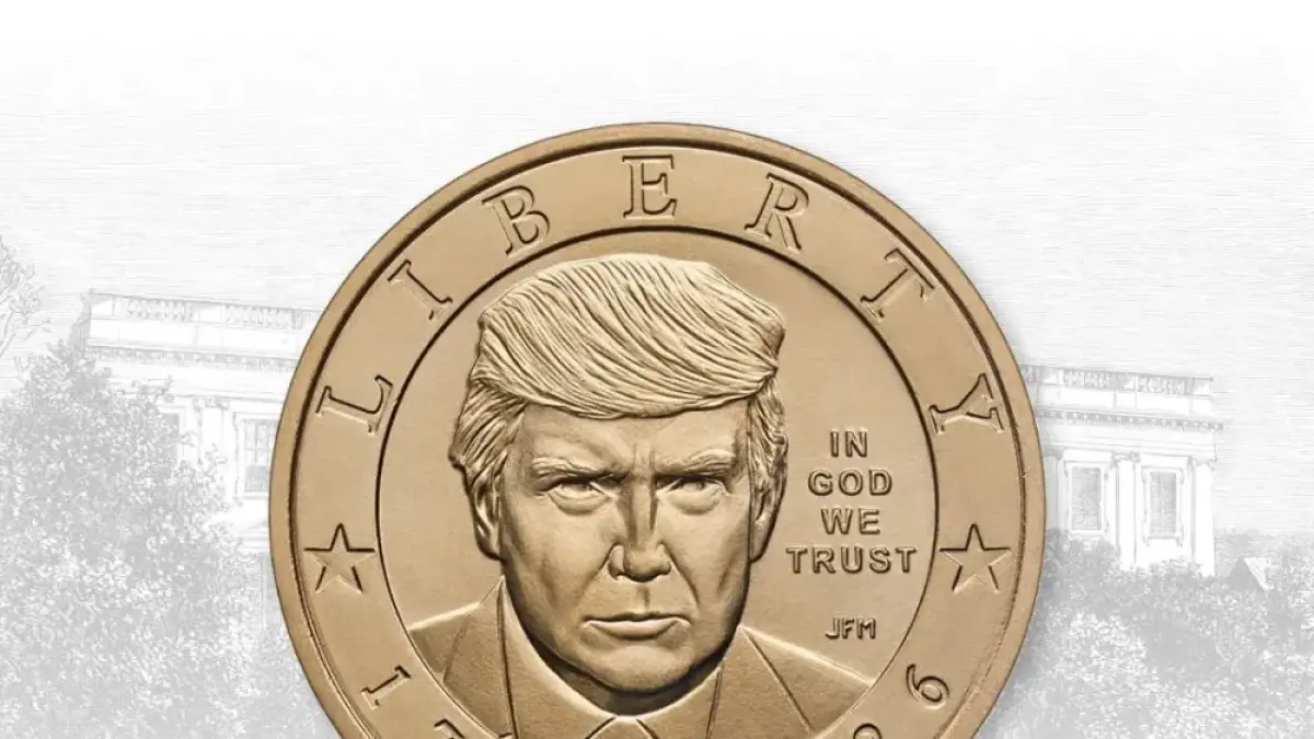 Trump aparece en una nueva moneda de EU