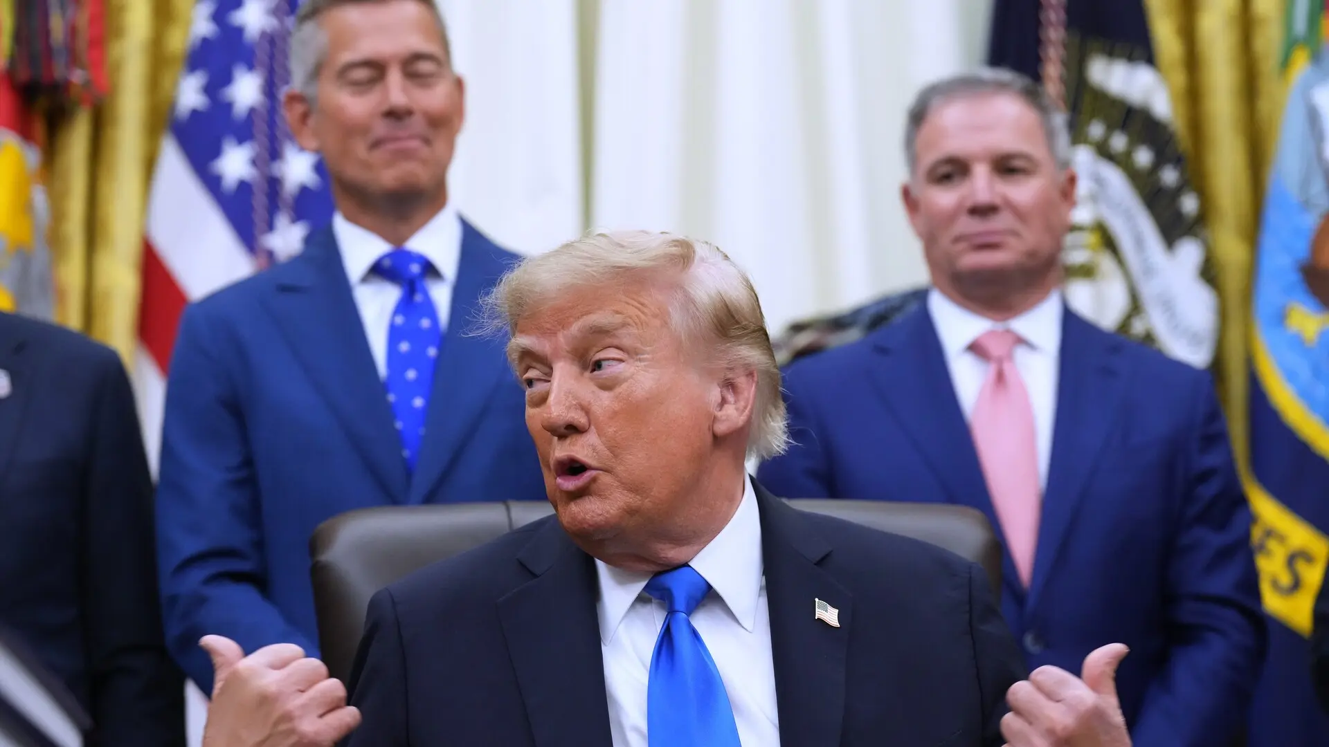 Trump afirma que Delcy Rodríguez «quiere» convocar elecciones pero asegura que Venezuela aún «no está preparada»