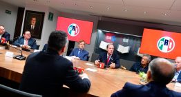 Expresidente Vicente Fox visita la sede nacional del PRI para dialogar con Alejandro Moreno